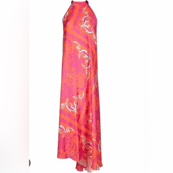 PINKO Motif-Print Halterneck Dress - Picture 4 of 13